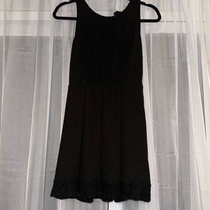 Black lace dress